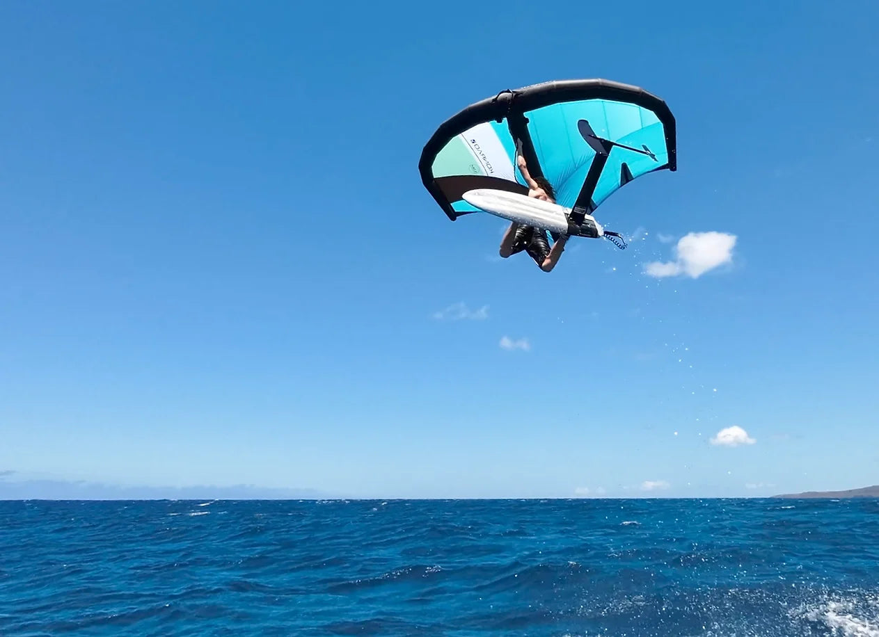 wing foil raley jump SUP prone downwind hawaii kauai oahu maui lessons Paka'a gear #sharethestoke
