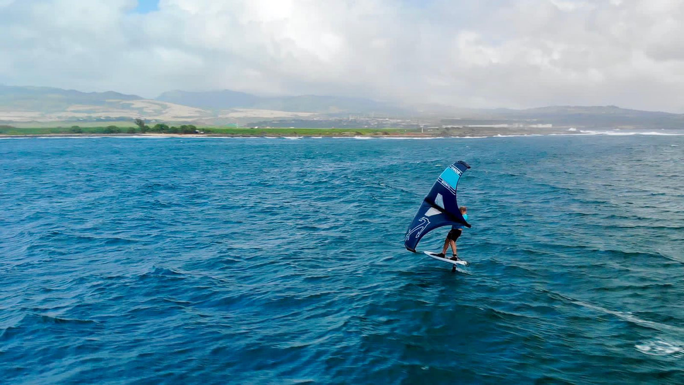wing foil SUP prone downwind hawaii kauai oahu maui lessons Paka'a gear #sharethestoke