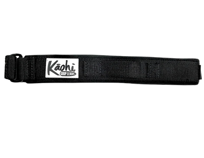 Kāohi Black Belt Padded Waist Belt - Large - Paka'a Foil