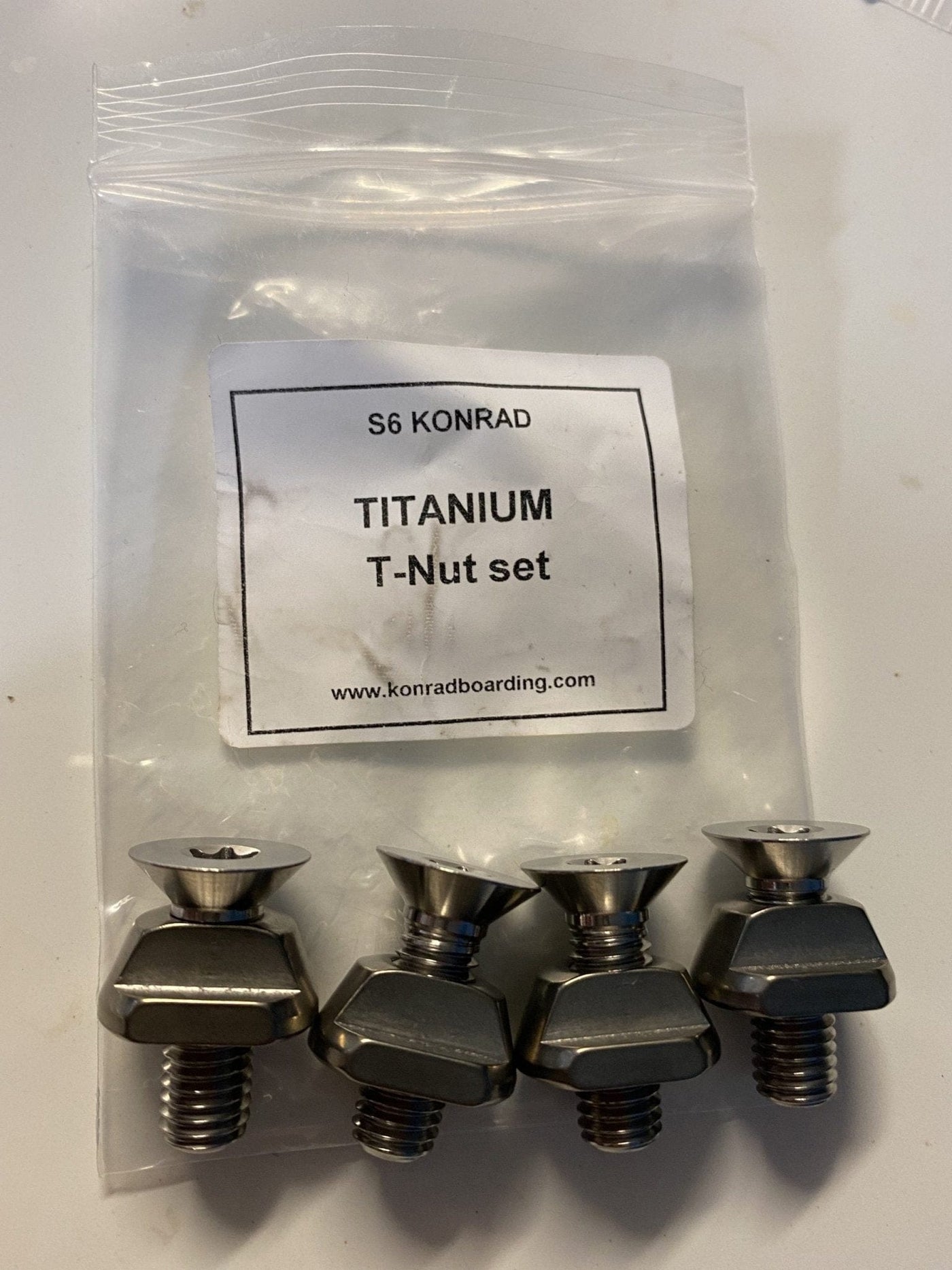 Titanium Torx M8 T Nuts - Paka'a Foil