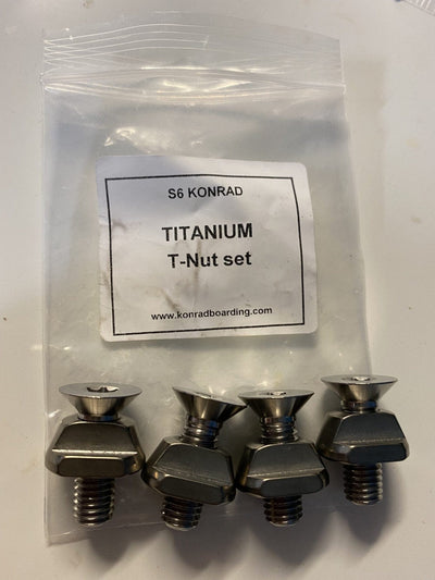 Titanium Torx M8 T Nuts - Paka'a Foil
